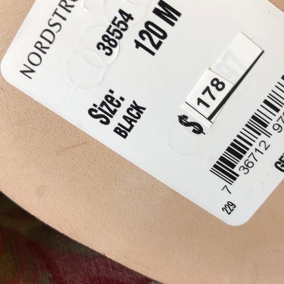 VIA SPIGA Size 12M Open Toe LEATHER Clog 4” Heel Anklestrap 
Leather Buckle $178 - Picture 15 of 17